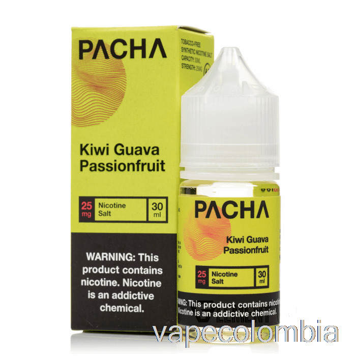 Vape Kit Completo Kiwi Guayaba Maracuyá - Sales De Pacha - 30ml 25mg